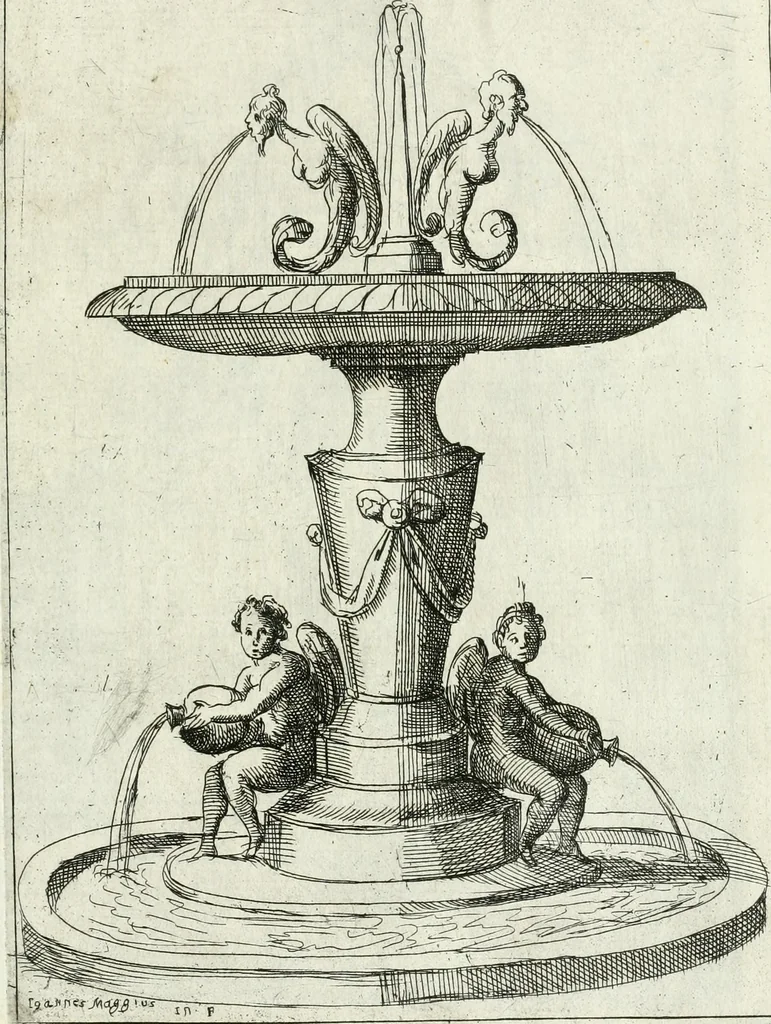 An illustration from Fontane diuerse [graphic] : che si uedano nel'alma città di Roma et altre parte d'Italia, 1617, leaf 28