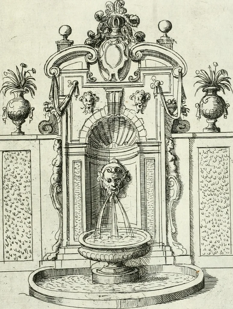 An illustration from Fontane diuerse [graphic] : che si uedano nel'alma città di Roma et altre parte d'Italia, 1617, leaf 34