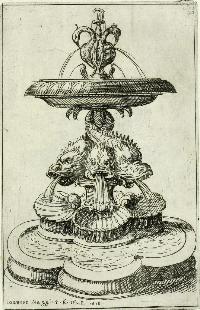 An illustration from Fontane diuerse [graphic] : che si uedano nel'alma città di Roma et altre parte d'Italia, 1617, leaf 36