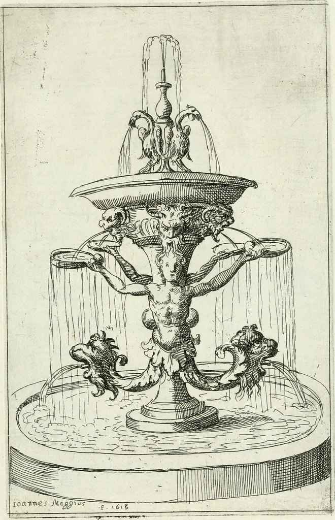 An illustration from Fontane diuerse [graphic] : che si uedano nel'alma città di Roma et altre parte d'Italia, 1617, leaf 38