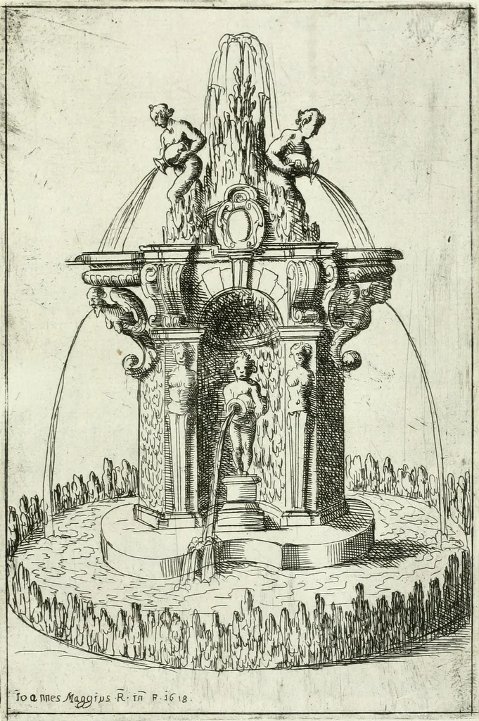 An illustration from Fontane diuerse [graphic] : che si uedano nel'alma città di Roma et altre parte d'Italia, 1617, leaf 42
