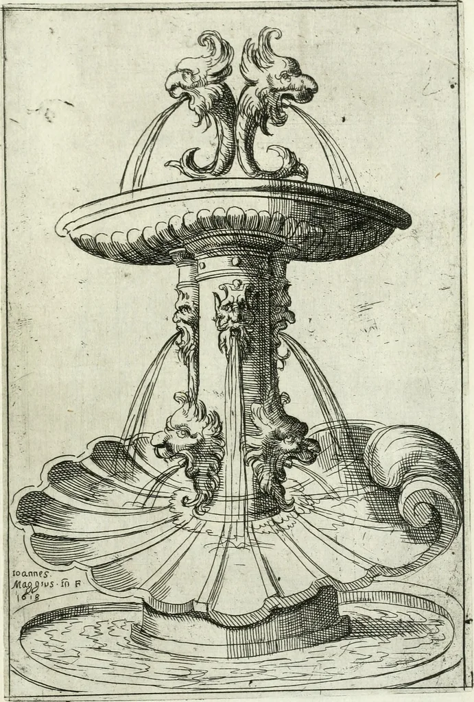 An illustration from Fontane diuerse [graphic] : che si uedano nel'alma città di Roma et altre parte d'Italia, 1617, leaf 50