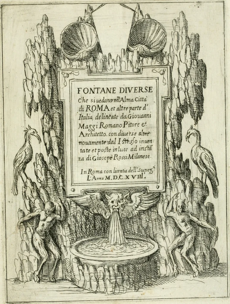 An illustration from Fontane diuerse [graphic] : che si uedano nel'alma città di Roma et altre parte d'Italia, 1617, leaf 6