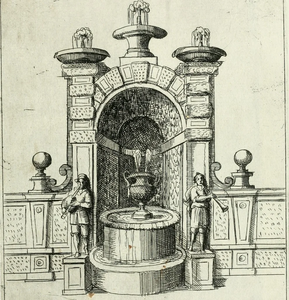 An illustration from Fontane diuerse [graphic] : che si uedano nel'alma città di Roma et altre parte d'Italia, 1617, leaf 62