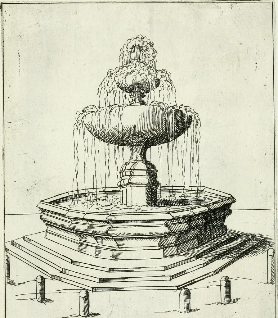 An illustration from Fontane diuerse [graphic] : che si uedano nel'alma città di Roma et altre parte d'Italia, 1617, leaf 8