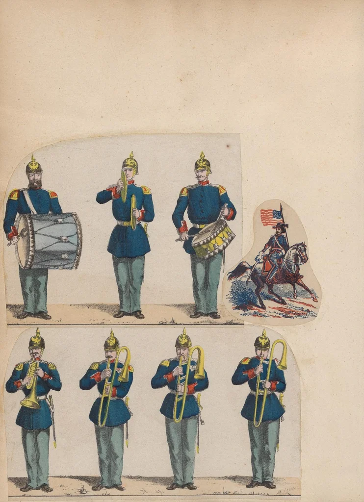 An illustration from Foreign costumes & uniforms, leaf 164