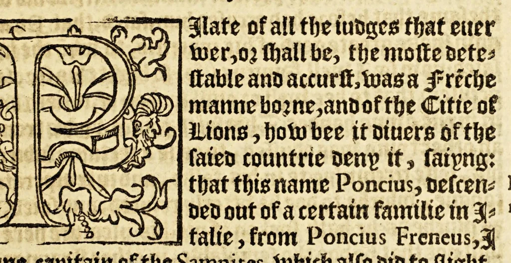 An illustration from The foreste or Collection of histories, no lesse profitable, then pleasant and necessarie,, 1571, leaf 125