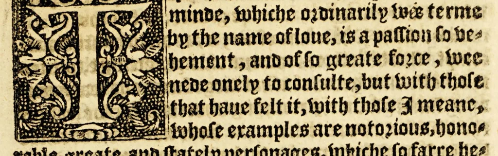 An illustration from The foreste or Collection of histories, no lesse profitable, then pleasant and necessarie,, 1571, leaf 277