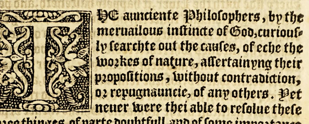 An illustration from The foreste or Collection of histories, no lesse profitable, then pleasant and necessarie,, 1571, leaf 357