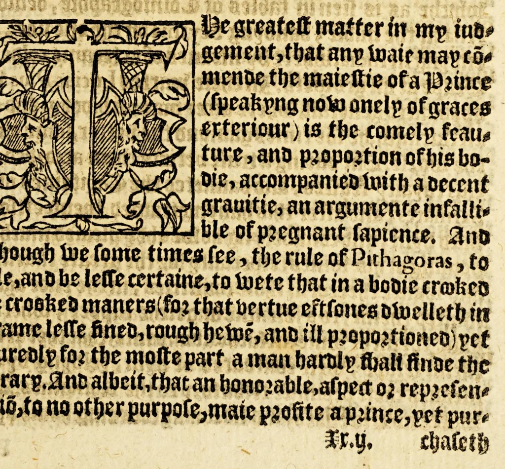 An illustration from The foreste or Collection of histories, no lesse profitable, then pleasant and necessarie,, 1571, leaf 365