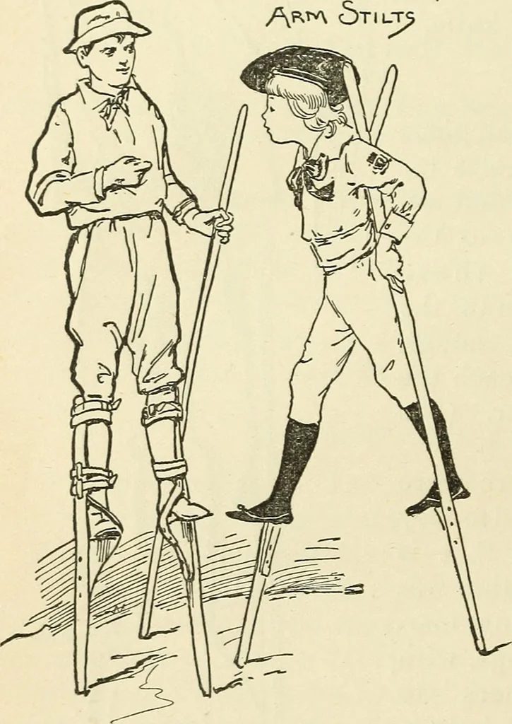 An illustration from For playground, field, and forest; the outdoor handy book, 1900, leaf 123