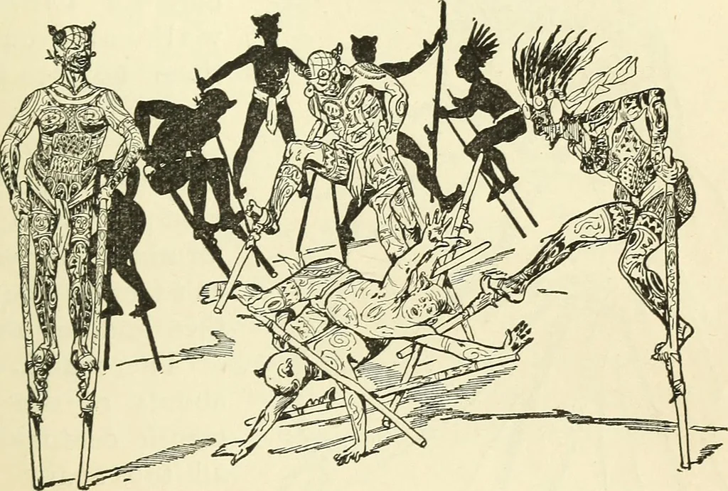 An illustration from For playground, field, and forest; the outdoor handy book, 1900, leaf 126