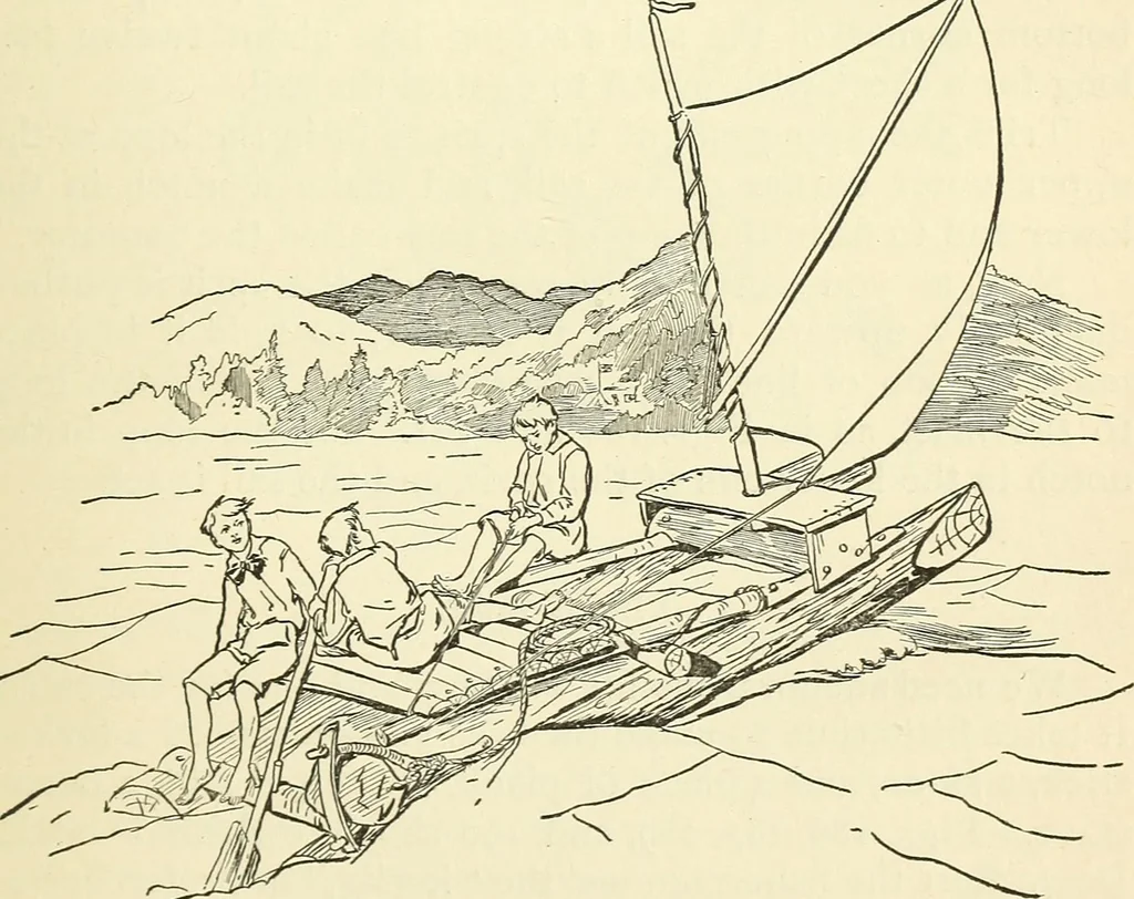 An illustration from For playground, field, and forest; the outdoor handy book, 1900, leaf 228