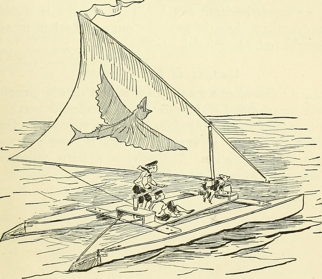 An illustration from For playground, field, and forest; the outdoor handy book, 1900, leaf 238