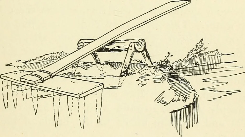 An illustration from For playground, field, and forest; the outdoor handy book, 1900, leaf 304