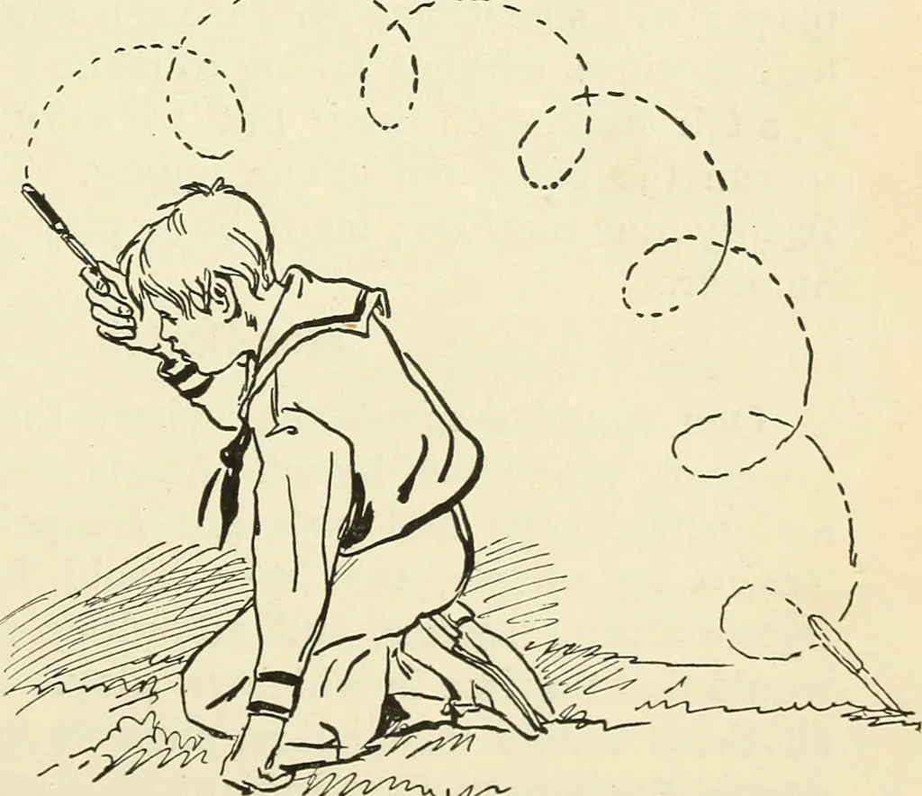 An illustration from For playground, field, and forest; the outdoor handy book, 1900, leaf 380