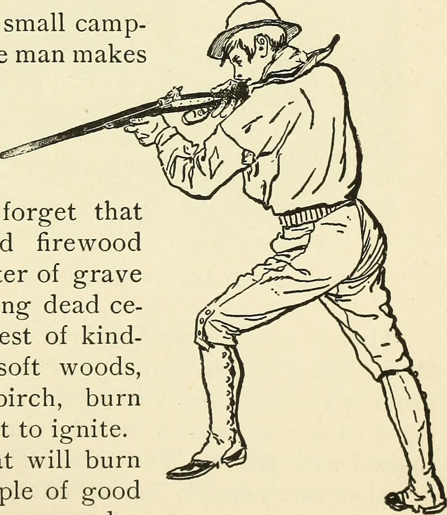 An illustration from For playground, field, and forest; the outdoor handy book, 1900, leaf 406