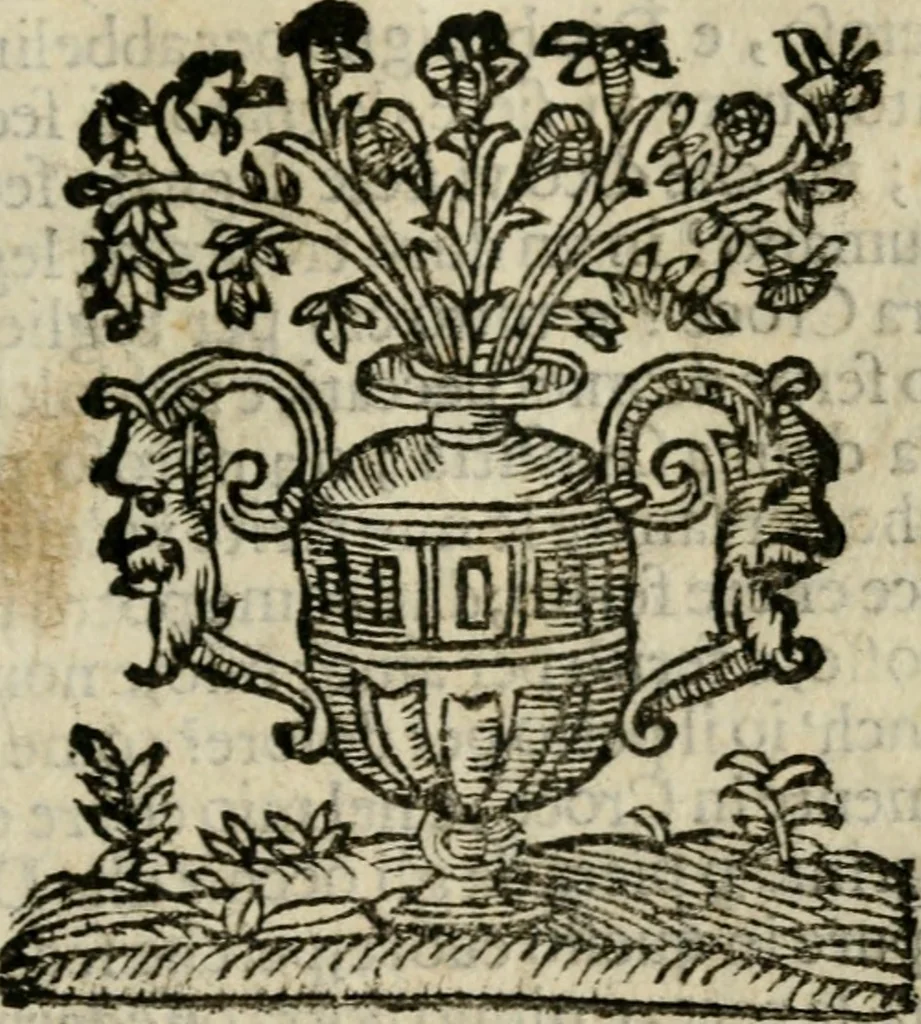 An illustration from Fortezza reale del cuore humano : battuta soauemente, saettata amorosamente, superata gloriosamente, e posseduta & ornata gratiosamente dall' amoroso Giesù : disegnata in figure con alcune brieui ma affettuose meditationi et altri tanti soliloquij, 1628, leaf 54