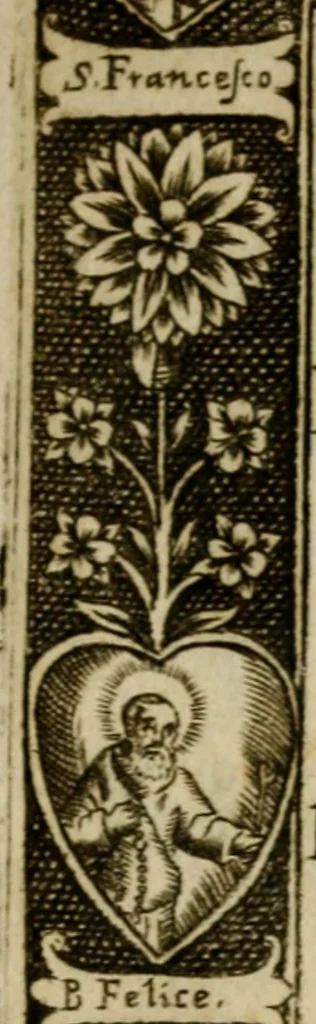 An illustration from Fortezza reale del cuore humano : battuta soauemente, saettata amorosamente, superata gloriosamente, e posseduta & ornata gratiosamente dall' amoroso Giesù : disegnata in figure con alcune brieui ma affettuose meditationi et altri tanti soliloquij, 1628, leaf 6