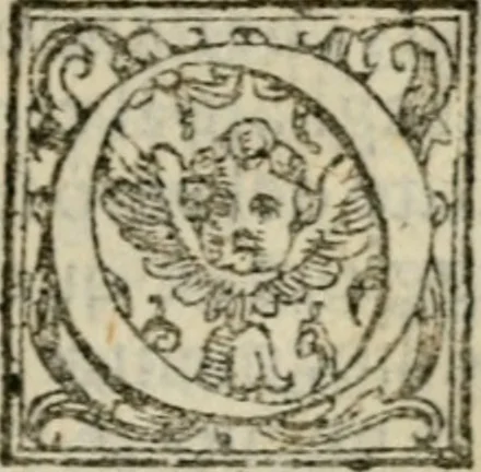 An illustration from Fortezza reale del cuore humano : battuta soauemente, saettata amorosamente, superata gloriosamente, e posseduta & ornata gratiosamente dall' amoroso Giesù : disegnata in figure con alcune brieui ma affettuose meditationi et altri tanti soliloquij, 1628, leaf 74