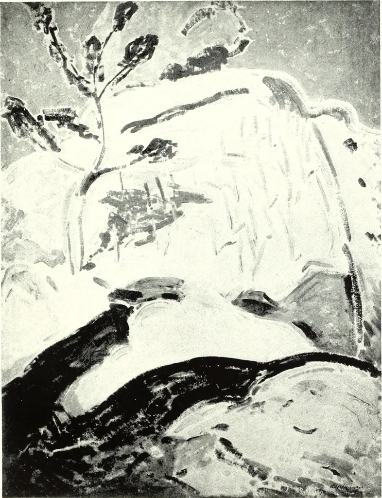 An illustration from The Forum exhibition of modern American painters, Mar. 13th to Mar. 25th, 1916. Committee: Christian Brinton [and others] Artists: Ben Benn [and others] On view at the Anderson Galleries ... New York, 1916, leaf 80