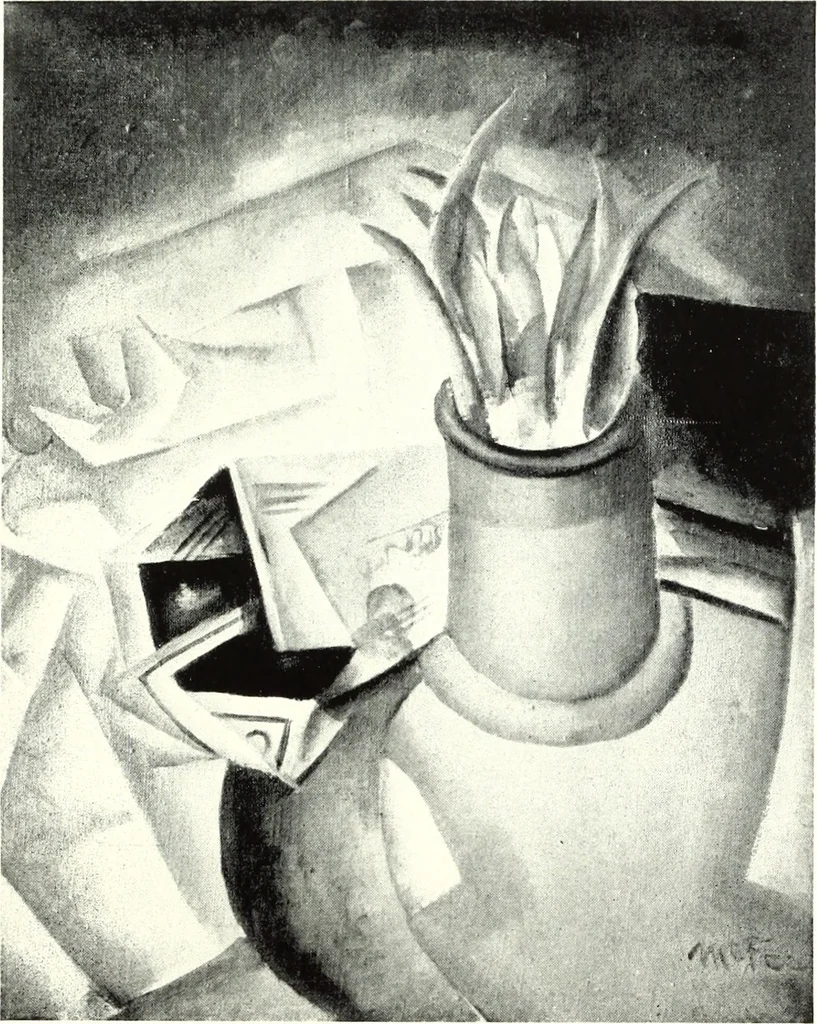 An illustration from The Forum exhibition of modern American painters, Mar. 13th to Mar. 25th, 1916. Committee: Christian Brinton [and others] Artists: Ben Benn [and others] On view at the Anderson Galleries ... New York, 1916, leaf 84