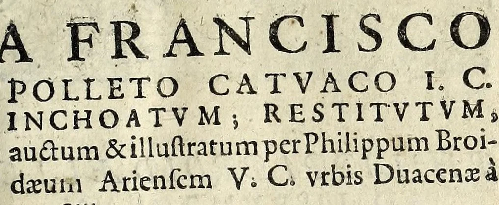 An illustration from Forvm Romanvm, 1591, leaf 3