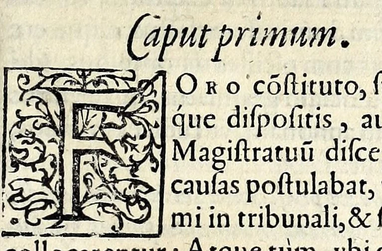 An illustration from Forvm Romanvm, 1591, leaf 317
