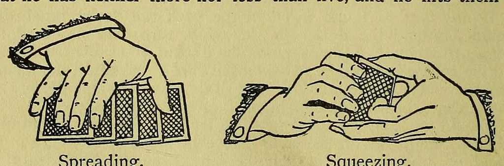 An illustration from Foster's complete Hoyle;, 1914, leaf 248