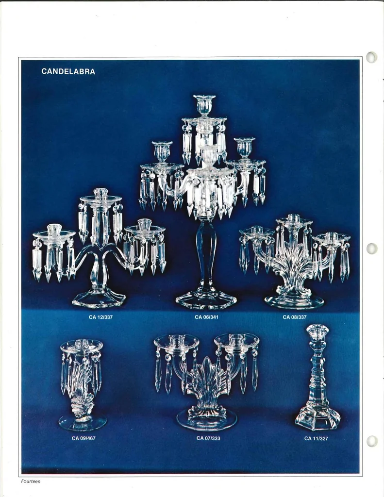 An illustration from Fostoria Glassware Catalog 1977, 1977, leaf 17