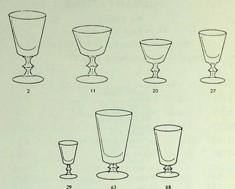 An illustration from Fostoria Glassware - Eastern Price List 1966, 1966, leaf 41
