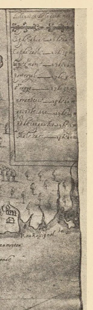 An illustration from The founding of New England, 1921, leaf 65