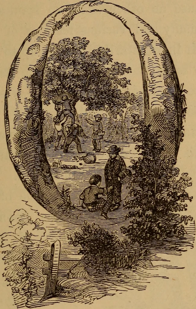 An illustration from The fountain : with jets of new meanings, 1870, leaf 12