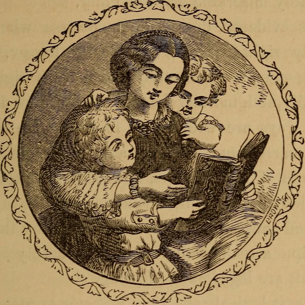 An illustration from The fountain : with jets of new meanings, 1870, leaf 128