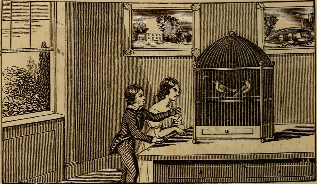 An illustration from The fountain : with jets of new meanings, 1870, leaf 29