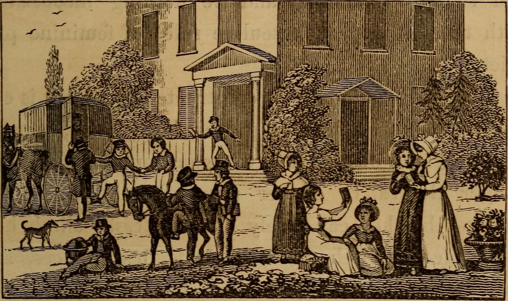 An illustration from The fountain : with jets of new meanings, 1870, leaf 30