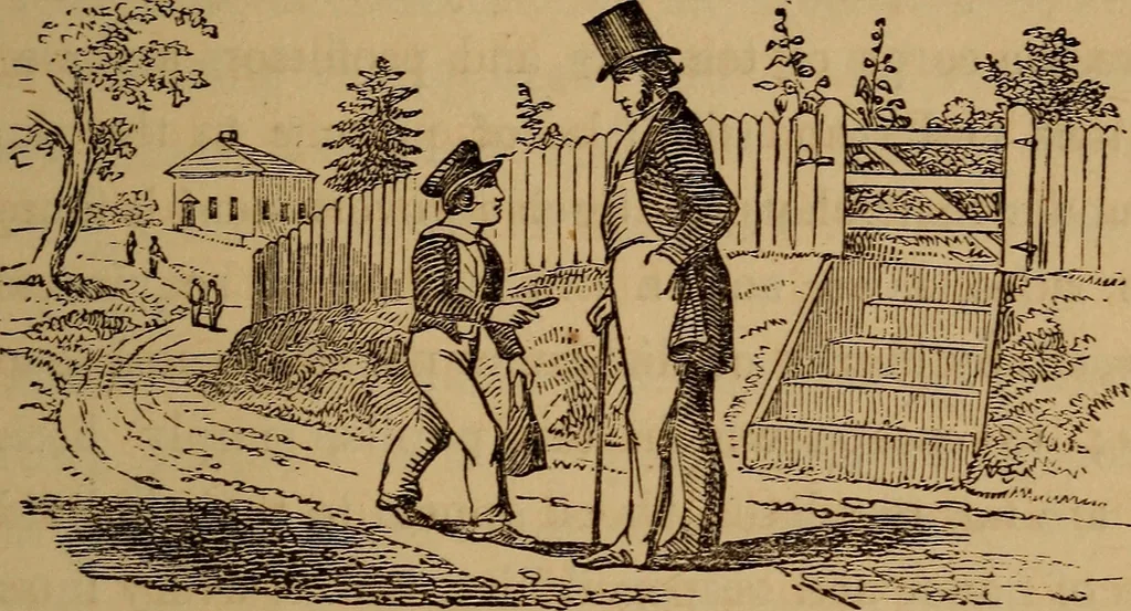 An illustration from The fountain : with jets of new meanings, 1870, leaf 96