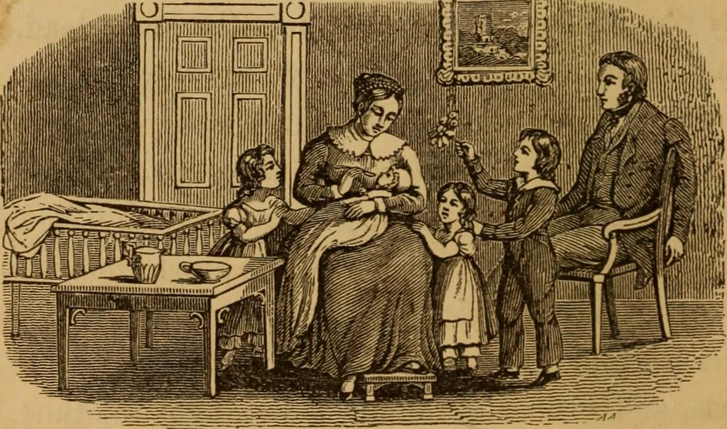 An illustration from The fountain; with jets of new meanings, 1870, leaf 150