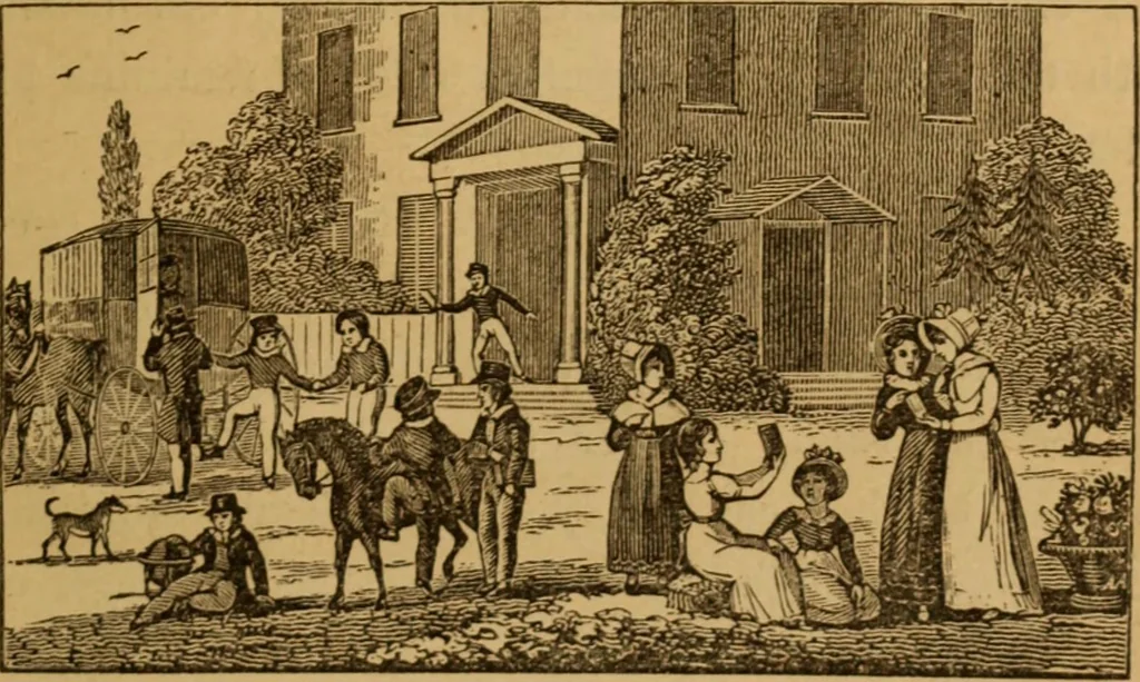 An illustration from The fountain; with jets of new meanings, 1870, leaf 29