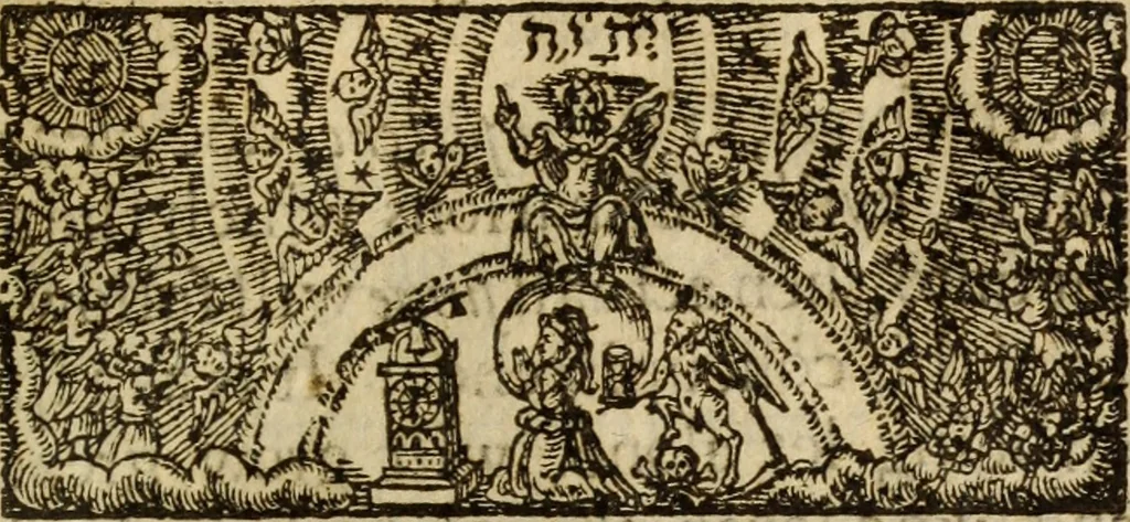 An illustration from Foure godly and learned treatises .., 1633, leaf 554