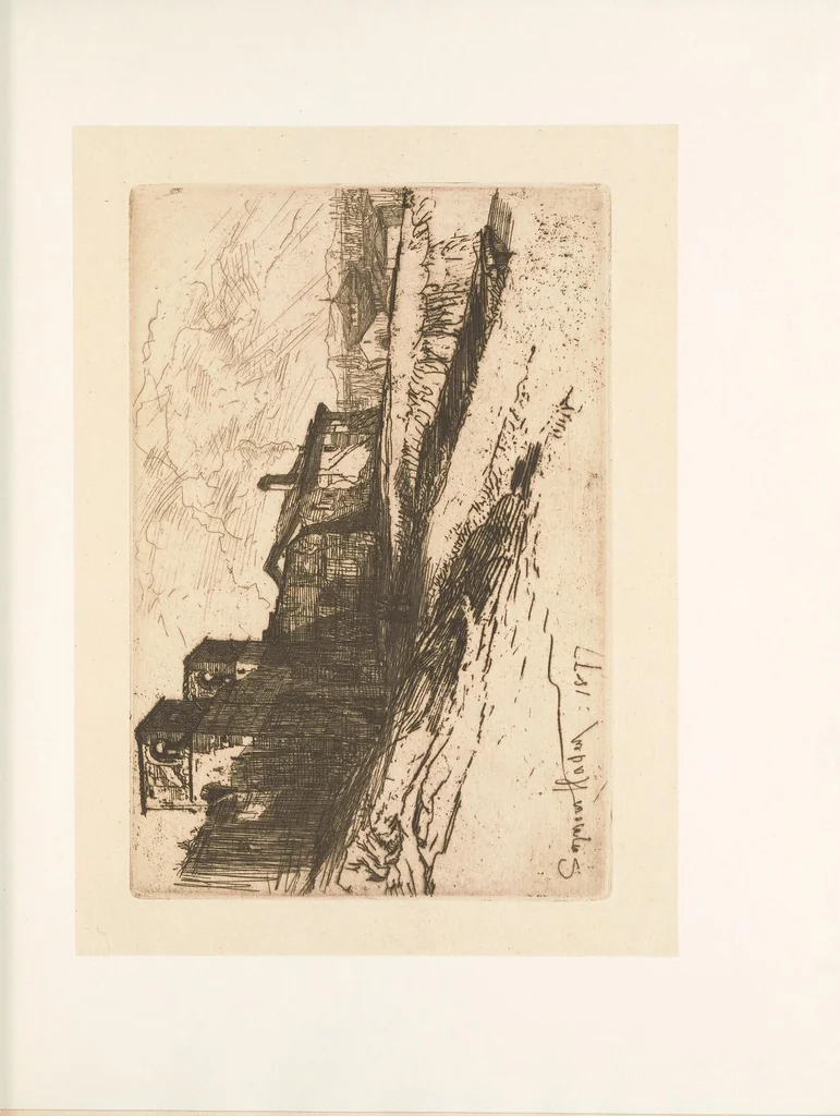 An illustration from Four masters of etching, 1883, leaf 27