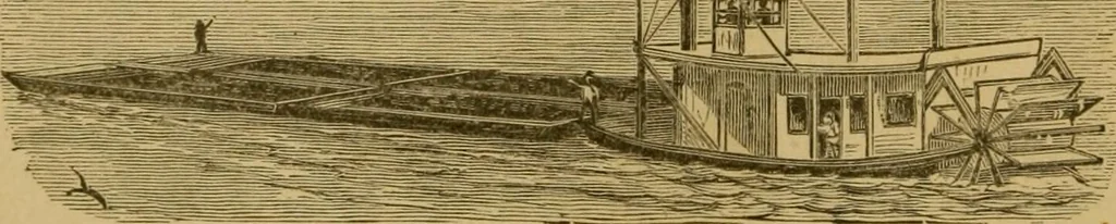 An illustration from Four months in a sneak-box. A boat voyage of 2600 miles down the Ohio and Mississippi rivers, 1879, leaf 137