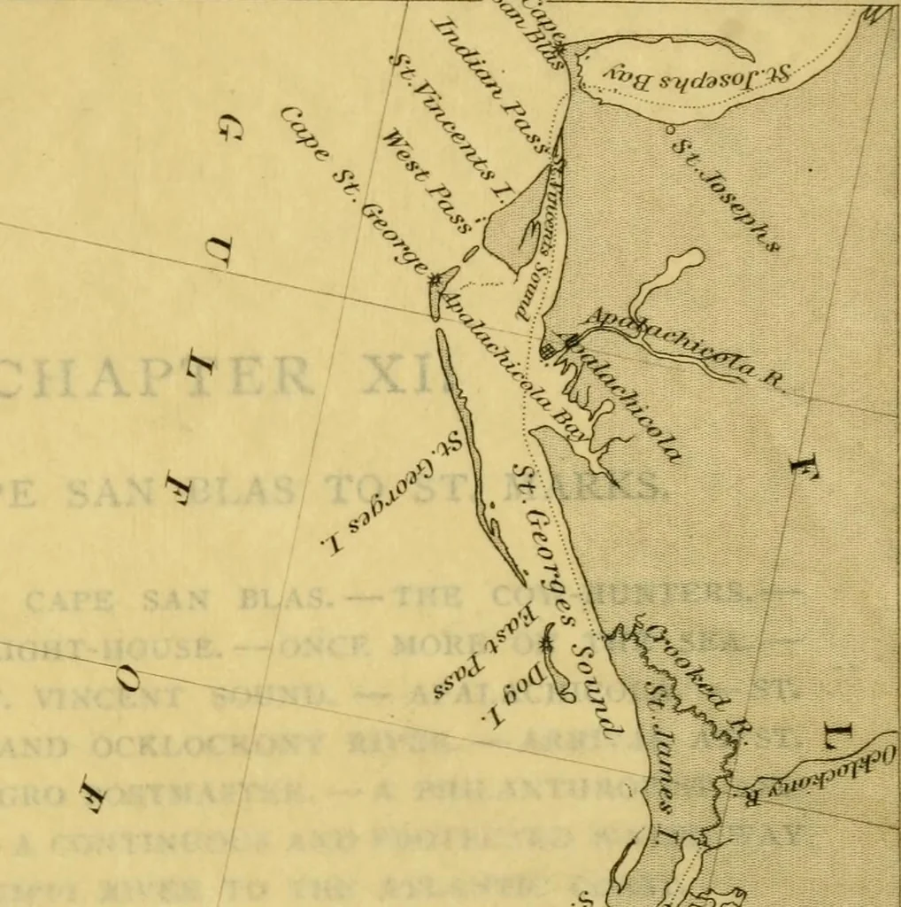 An illustration from Four months in a sneak-box. A boat voyage of 2600 miles down the Ohio and Mississippi rivers, 1879, leaf 302