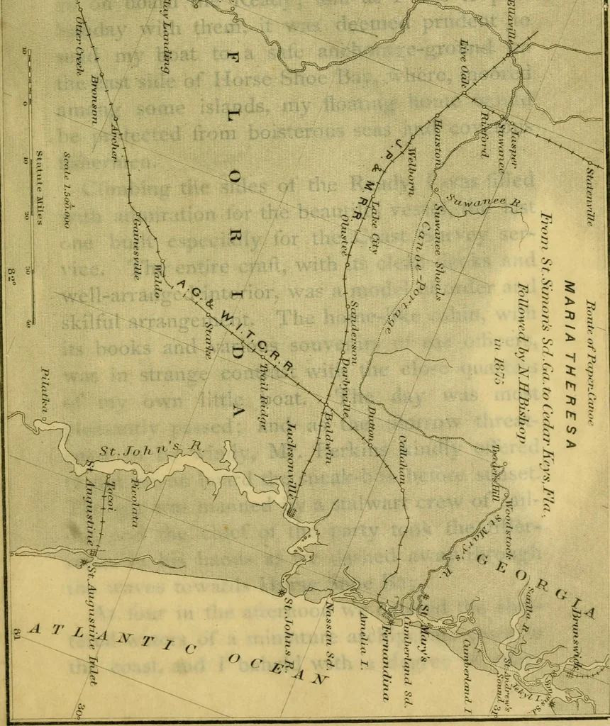 An illustration from Four months in a sneak-box. A boat voyage of 2600 miles down the Ohio and Mississippi rivers, 1879, leaf 352