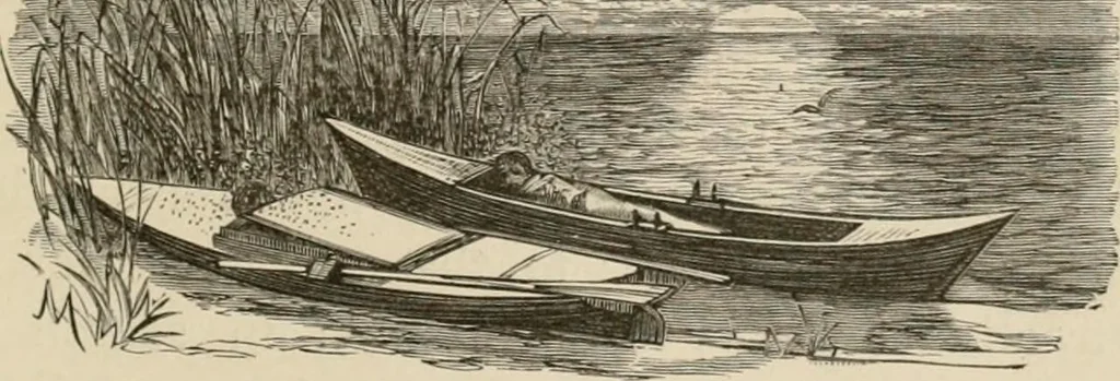 An illustration from Four months in a sneak-box : a boat voyage of 2600 miles down the Ohio and Mississippi Rivers, and along the Gulf of Mexico, 1879, leaf 260