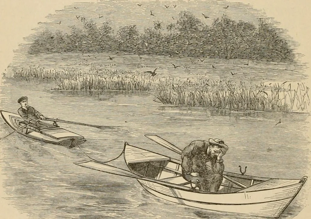 An illustration from Four months in a sneak-box : a boat voyage of 2600 miles down the Ohio and Mississippi Rivers, and along the Gulf of Mexico, 1879, leaf 317