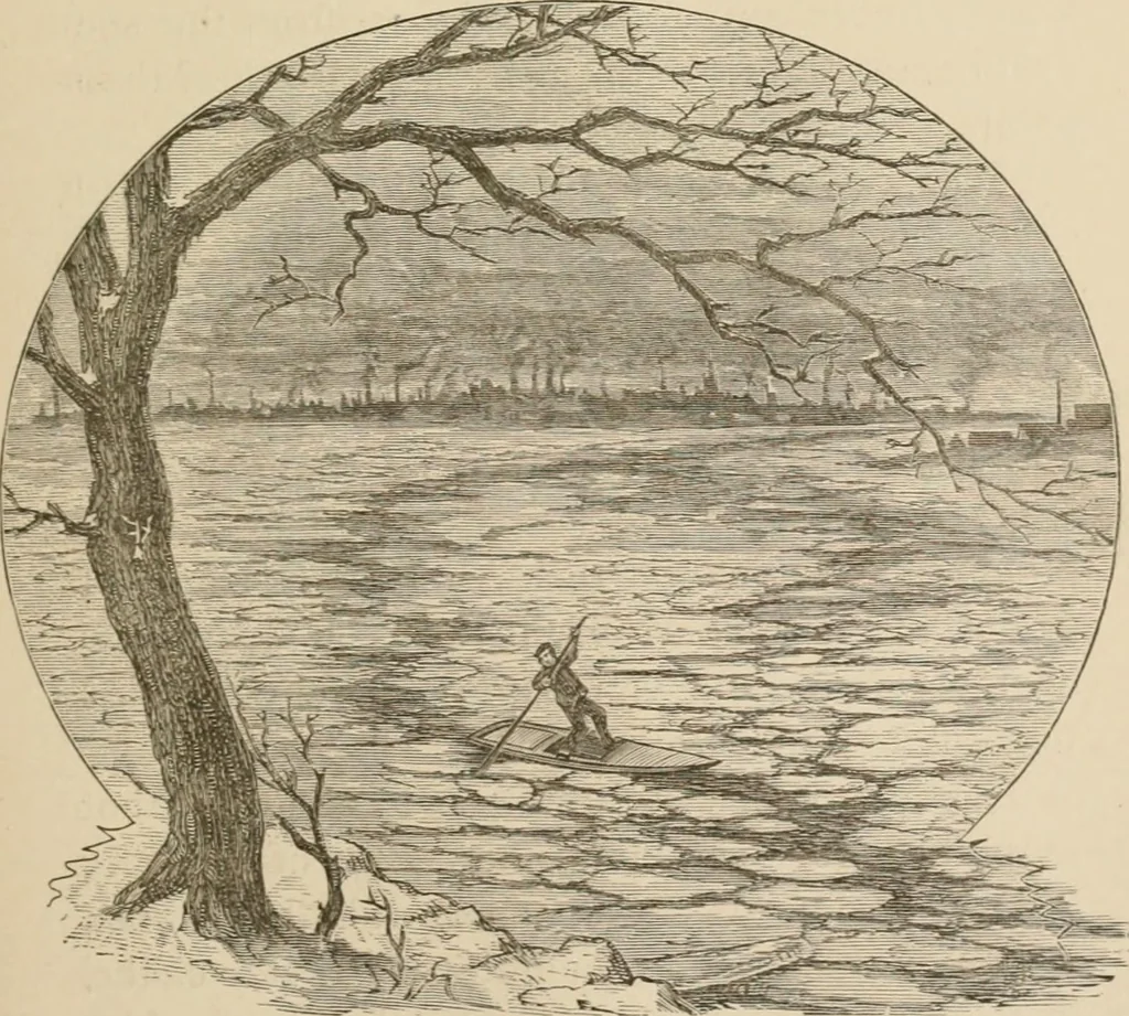 An illustration from Four months in a sneak-box : a boat voyage of 2600 miles down the Ohio and Mississippi Rivers, and along the Gulf of Mexico, 1879, leaf 48