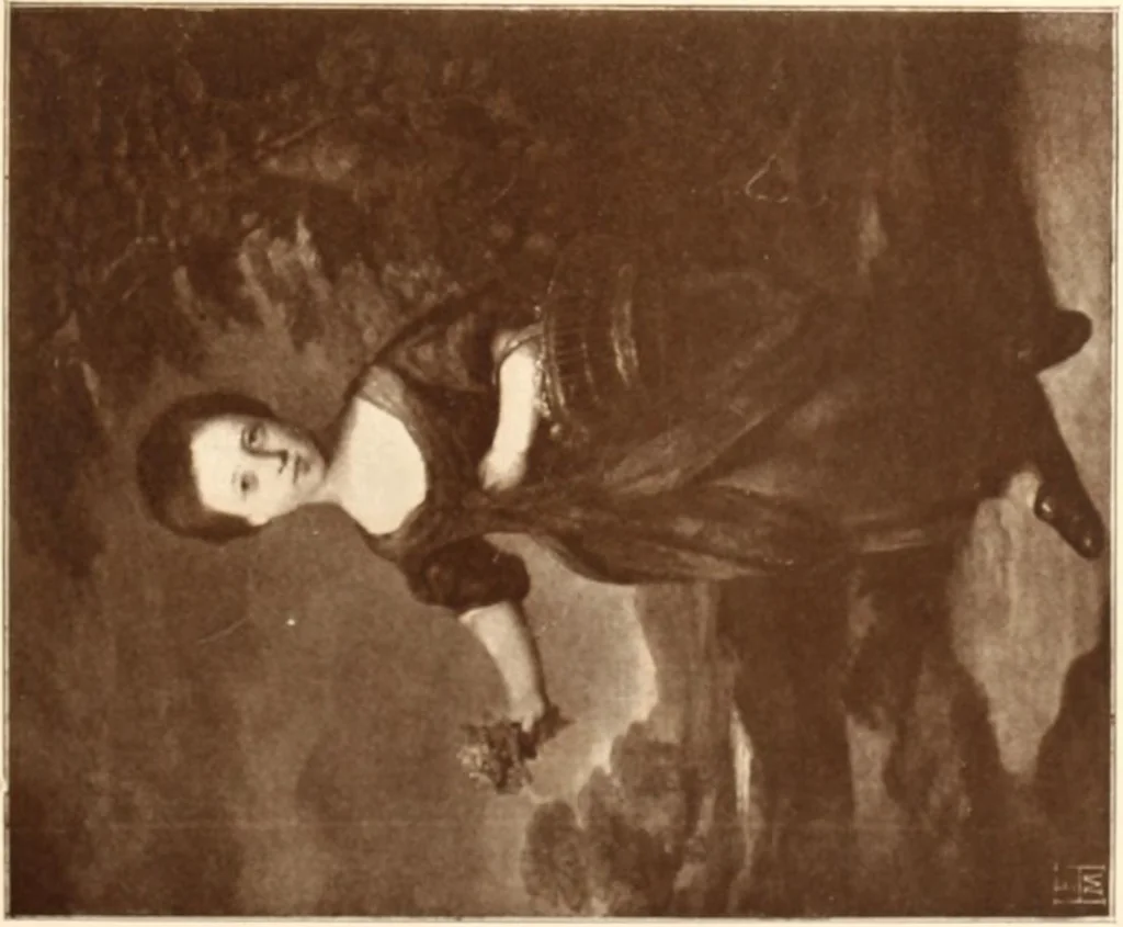 An illustration from Illustrated catalogue of the fourth series of 100 paintings by old masters of the Dutch, Flemish, Italian, French, and English schools : being a portion of the Sedelmeyer Gallery, which contains about 1500 pictures by ancient and modern artists, 1897, leaf 129