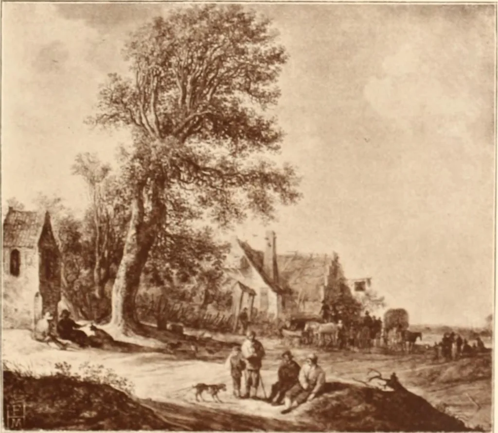 An illustration from Illustrated catalogue of the fourth series of 100 paintings by old masters of the Dutch, Flemish, Italian, French, and English schools : being a portion of the Sedelmeyer Gallery, which contains about 1500 pictures by ancient and modern artists, 1897, leaf 21