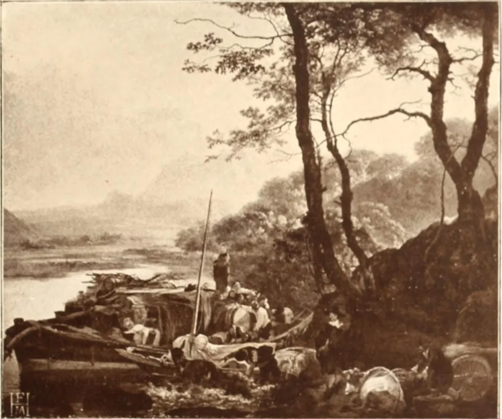An illustration from Illustrated catalogue of the fourth series of 100 paintings by old masters of the Dutch, Flemish, Italian, French, and English schools : being a portion of the Sedelmeyer Gallery, which contains about 1500 pictures by ancient and modern artists, 1897, leaf 45